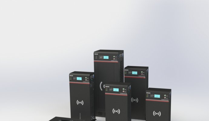 魯渝能源行業(yè)首推200A快充AGV無(wú)線充電系統(tǒng)
