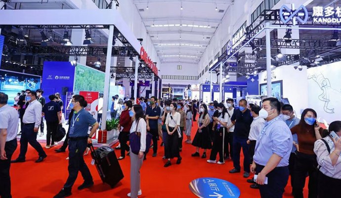 無線充電賦能機(jī)器人，2023世界機(jī)器人博覽會