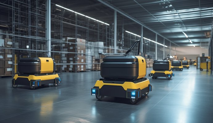 AGV/AMR的“隱形能量站”：揭秘無線充電如何讓物流倉儲機器人7x24小時永不停歇